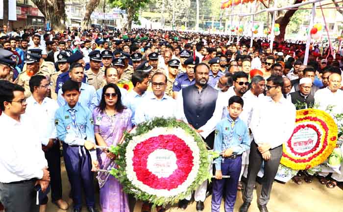টাঙ্গাইলে যথাযোগ্য মর্যাদায় বঙ্গবন্ধুর ১০৪তম জন্মবার্ষিকী পালিত