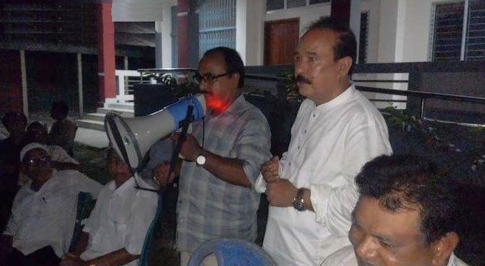 দেলদুয়ারে চেয়ারম্যান প্রার্থী সিরাজ মল্লিকের মতবিনিময়