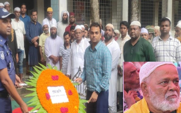 গোপালপুরে রাষ্ট্রীয় মর্যাদায় বীর মুক্তিযোদ্ধা তারা মিয়ার দাফন