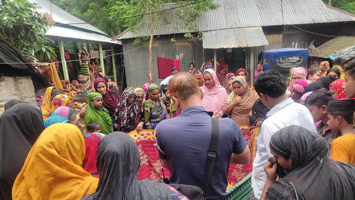 ঘাটাইলে অন্তঃসত্ত্বা স্ত্রীকে হত্যার অভিযোগ স্বামীর বিরুদ্ধে