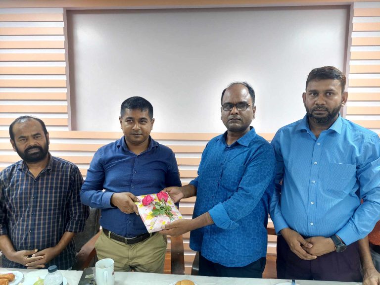 মির্জাপুরে ইউএনওকে বিদায়ী সংবর্ধনা
