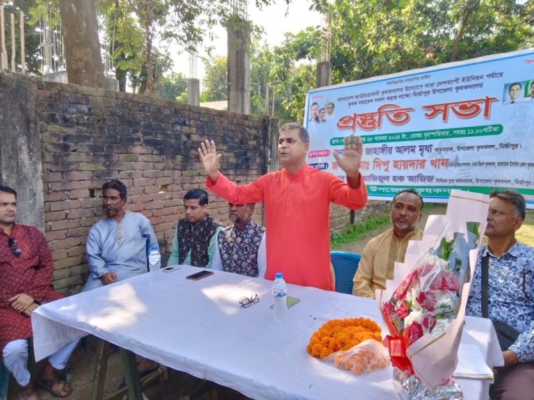 দেশের ৪ হাজার ৫৭৭টি ইউনিয়নে কৃষক সমাবেশ করা হবে-দিপু হায়দার খান