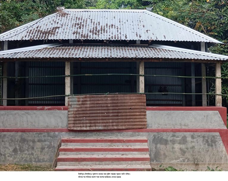 মির্জাপুরে কালি মন্দিরের ৪টি প্রতিমা ভাঙচুর
