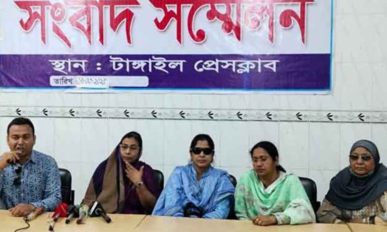 নাগরপুরে ডাকাতির মামলা করায় হামলার শিকার বিএনপি নেত্রী