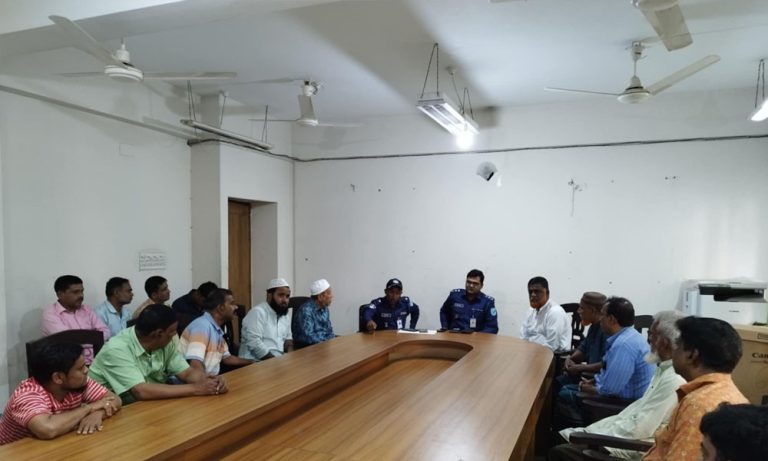 মির্জাপুরে ওসির মতবিনিময়