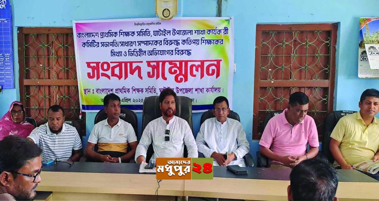ঘাটাইলে শিক্ষকদের পাল্টাপাল্টি সংবাদ সম্মেলন