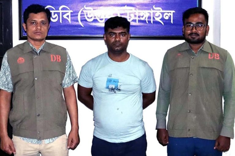 টাংগাইলে ডাকাতির মূলহোতা সাগর ঢাকা থেকে গ্রেফতার