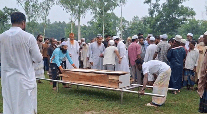 বিমান দুর্ঘটনায় নিহত সখীপুরের মেহেনাজকে শেষ বিদায়