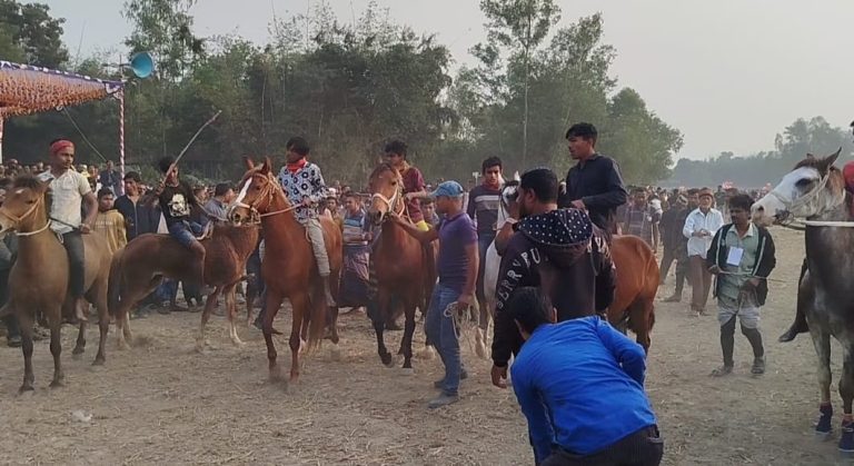 মধুপুরে ঘোড়দৌড় প্রতিযোগিতা অনুষ্ঠিত