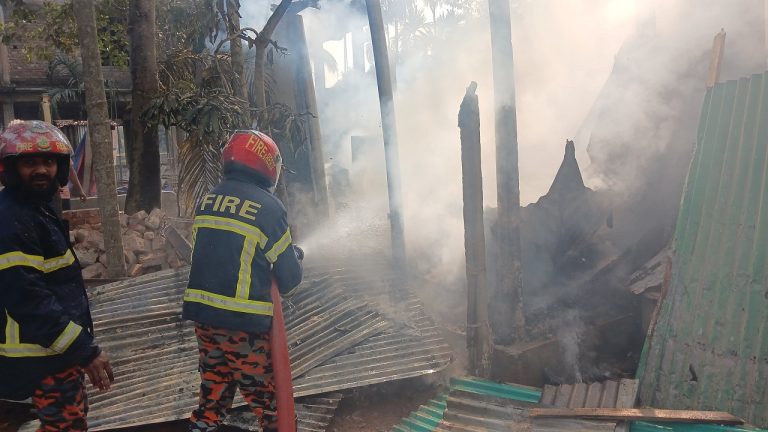 ঘাটাইলে বাড়িতে আগুন লেগে প্রায় ৩০ লাখ টাকার ক্ষতি