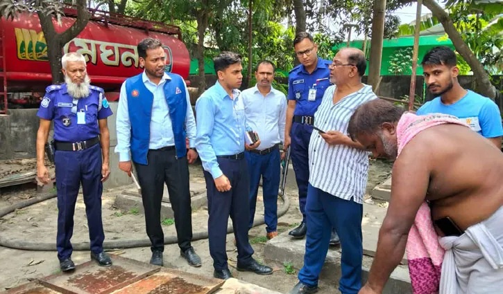 কালিহাতীর মেসার্স এলেঙ্গা ফিলিং স্টেশনে অতিরিক্ত জ্বালানি তেল মজুদ থাকায় জরিমানা